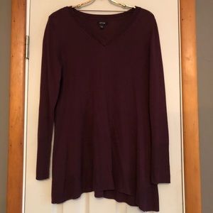 Burgundy Light Flowy Sweater